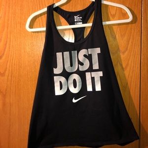 Nike “Just Do It” Black Tank Top